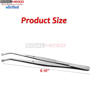 High Quality Corn Suture Tweezers Dental Surgical Pliers Eyelet Forceps Tissue Tools Stainless Orthodontic Medic Instruments - Product Image 4