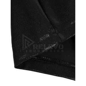 Justaucorps de gymnastique sans manches pour bébés filles, personnalisé, en tissu extensible respirant doux 220 GSM avec strass et maille - Product Image 6