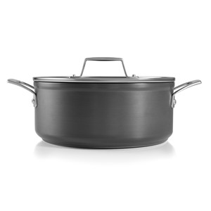 Pentola con coperchio 24 cm antiaderente per uso su piano cottura - Product Image 2