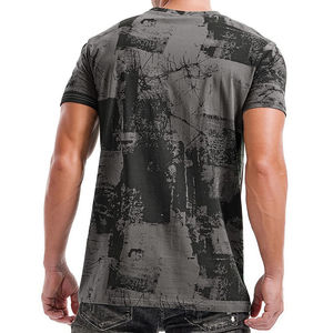 T-shirts formels personnalisés en polyester uni à impression numérique, tricotés sur le devant, vente en gros, séchage rapide, vêtements de sport respirants, écologiques, unisexes - Product Image 2