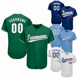 Uniforme de Béisbol Deportivo de Alta Calidad con Logotipo Personalizado, Ligero y Transpirable, Conjunto de Uniforme de Equipo, Jersey de Béisbol OEM - Product Image 1
