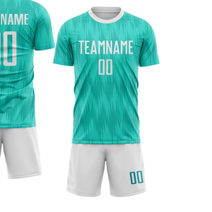 Uniforme de fútbol ligero, conjunto de camiseta y pantalones cortos, transpirable, uniforme deportivo de equipo para entrenamiento y partidos de fútbol, alta calidad - Product Image 3