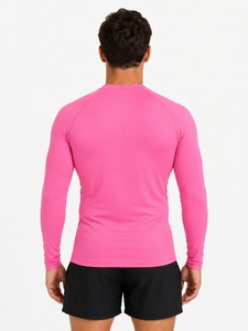 Eco-Friendly Anti-Bacterial Quick Dry Long Sleeve MMA Rash Guard <b>Men</b> Stylish Best High Quality Custom Printed Breathable - Product Image 2
