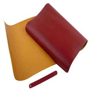 Leather <b>desk</b> pad <b>large</b> office mouse pad, non-slip, double-sided Leather Blotter - Product Image 5