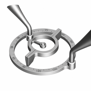 Marqueur d'axe torique Nuijts de haute précision, ouverture centrale de 5 mm avec trou de référence pour l'orientation de l'axe du IOL torique et l'ophtalmologie - Product Image 6