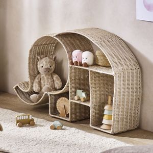 Estante de Piso de Ratán con Forma de Elefante, para Habitación Infantil, Bonito Estante de Almacenamiento con Diseño de Animal, Organizador de Juguetes, Decoración del Hogar, Venta al por Mayor - Product Image 2