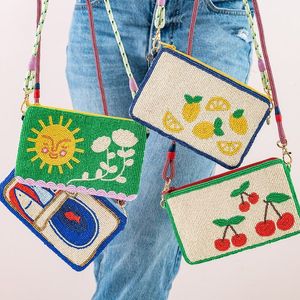 Coin Holder Purse with Thread Design Embroidery Coin Pouch Seed <b>Bead</b> Customized Hand Pouch - Product Image 4