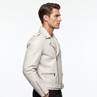 Dumela Nouvelle Veste Bomber en Cuir Gaufré Décontractée pour Homme, Coupe Droite, Bouton Unique, Couleur Unie, Service OEM, Noire, Séchage Rapide, Respirante