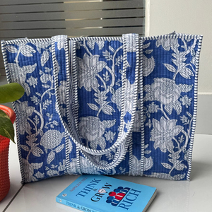 Handmade <b>Boho</b> Cotton Striped Large Beach Tote <b>Bag</b> Womens Long Handle Travel Party Groceries Daily Use - Product Image 1