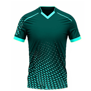 เสื้อฟุตบอลแขนสั้นคอวีสีแดงเลือดหมูสำหรับผู้ชาย ลายจุดสีชมพู ผ้าโพลีเอสเตอร์ซับเหงื่อ ชุดกีฬาสำหรับทุกฤดูกาล - Product Image 2