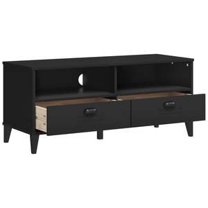 Mueble para TV Mediano de Madera Sintética Negra y Plástico - Product Image 5