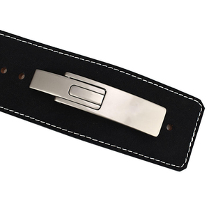 Ceinture de musculation personnalisée avec boucle antidérapante, ceinture à levier de haute qualité en cuir pour la musculation - Product Image 4