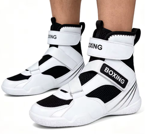 Zapatos de Boxeo de Lona con Cordones para Hombre, Marca Lawd Sports, Color Negro y Naranja, Suela de Goma, para Gimnasio y Práctica en el Ring - Product Image 3