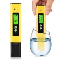 Medidor de pH Digital Portátil, Impermeable, Tipo Pluma, para Pruebas de Ácido-Base en Agua
