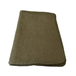 Couverture en laine kaki en gros OS |   Literie d'hiver de qualité supérieure - Product Image 6