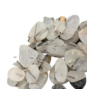 Cabujón de Cuarzo Rutilado Negro Natural al Mejor Precio |   Piedras Sueltas de Cuarzo Rutilo para Joyería |   Proveedor Mayorista - Product Image 5