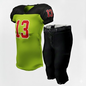 Custom Wholesale American Football Uniform Sublimation Printed Breathable OEM Teamwear Factory Sportswear Supplier Men Adults - Product Image 5
