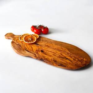 Planche à découper rectangulaire en bois d'acacia naturel, écologique, avec poignée en bois, passe au lave-vaisselle, épaisseur 1,5 cm, ALI FASHION - Product Image 1
