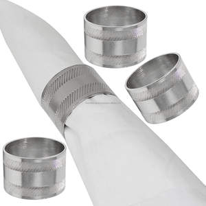 Simple Shape Wholesale Napkin <b>Rings</b> Food Grade Quality Silver Finished Elegant Napkin Holders Hot Sale Prices - Product Image 2