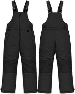 Overol de Nieve Impermeable y Cortavientos para Mujer, Color Negro, con Cierre de Cremallera y Aislamiento Sintético para Esquí de Invierno - Product Image 5