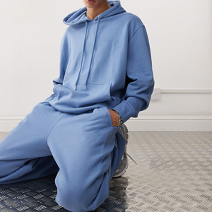 กางเกงขายาวทรงหลวมผ้าฟลีซคอตตอน 100% 400GSM สำหรับผู้ชายไซส์ใหญ่ ดีไซน์ใหม่ล่าสุด มีกระเป๋าข้าง สไตล์แบ็กกี้ รับออกแบบตามสั่ง OEM - Product Image 4