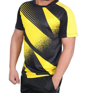 Venta al por mayor 100% algodón cuello redondo Fitness camiseta hombres sólido sudadera de talla grande logotipo personalizado alto largo corto opciones disponibles - Product Image 3