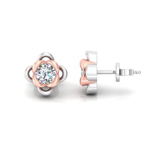 Designer Round Cut Lab Grown Diamond 10k 14K 18k Solid Gold Long Dangle <b>Earrings</b> <b>Tops</b> for Gift Party & Anniversary Everyday Wear - Product Image 2