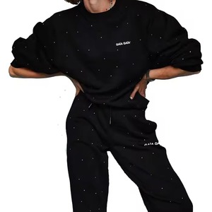 Custom Sportswear Tracksuit Manufacturer OEM ODM Wholesale Mens Womens Athletic Training Jogging Suit Clothing Set - Product Image 2