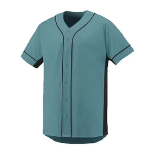 Wholesale Solid Baseball Uniform Set Lightweight Quick Dry Breathable Anti-Wrinkle Baseball Softball Uniform Set Team Wear - Product Image 2