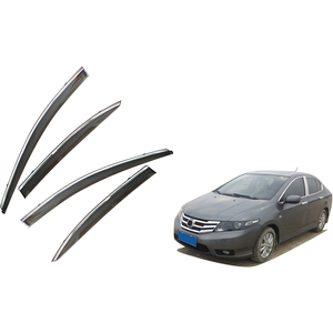 Pare-soleil et déflecteur de pluie pour portières de voiture Honda City 2008-2014, protection contre la pluie et le soleil, déflecteur de fenêtre de voiture injecté - Product Image 1