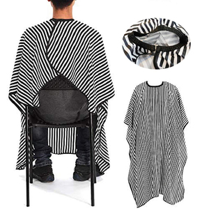 Nouvelle arrivée, cape de barbier de haute qualité, dernier design, toutes les couleurs, design tendance, logo personnalisé, prix raisonnable. - Product Image 4