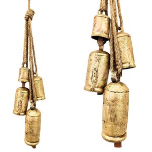Juego de Campanas Metálicas Modernas RH-P028, Tamaño y Forma Personalizables, Decoración Rústica Ecológica Hecha a Mano para el Hogar, Proveedor Uttar - Product Image 3