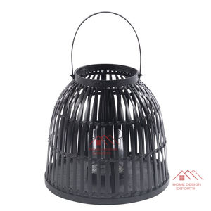 Black Finished Candle <b>Lantern</b> <b>Hurricane</b> Handmade Metal Candle Holder - Product Image 4