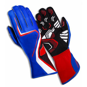 Professional High Quality Kart Racing Gloves Anti Slip Breathable Full Finger Polyester <b>Synthetic</b> <b>Leather</b> - Product Image 5