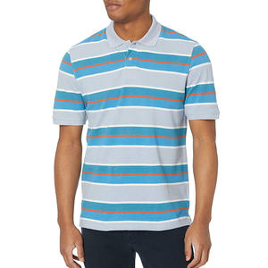Camiseta de Piqué de Algodón de Manga Corta para Hombre, Color Beige Sólido, Informal, Tejida, Transpirable, Corte Regular, Personalizada BBE-H-175 180g - Product Image 2