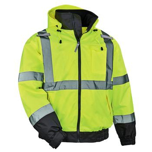 High Visibility Safety Jacket Class 2 Orange <b>Yellow</b> Reflective Waterproof Workwear Multiple Pockets Adjustable Hood High Quality - Product Image 1
