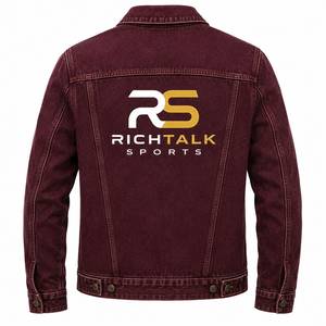 2026 Top Selling Custom Made <b>Men</b> <b>Jeans</b> <b>Jacket</b> Latest Design High Quality Eco-Friendly Quick Dry Front Logo 100% Cotton - Product Image 2