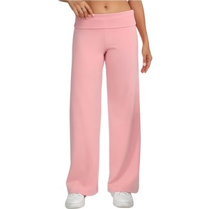 Custom Logo High Waisted <b>Plus</b> <b>Size</b> Women's Flared Legs Eco-Friendly Full Length <b>Pant</b> Spandex Nylon Quick Dry <b>Yoga</b> Leggings - Product Image 1