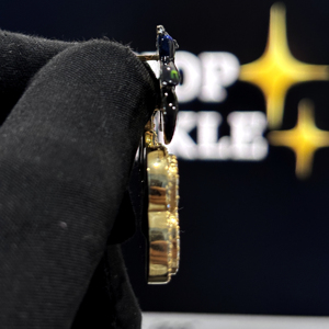 จี้รถมอเตอร์ไซค์ HIPHOP SPARKLE รุ่น Custom Emir ประดับเพชร VVS Moissanite เงินแท้ 925 ชุบโรเดียม/ทองคำ สร้อยคอฮิปฮอป - Product Image 3