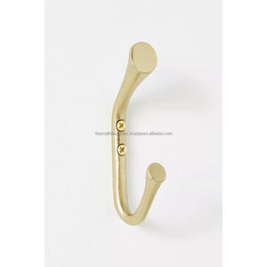 Gancho de latón antiguo para pared y puerta, multifuncional, para llaves, toallas, ropa, accesorios de metal. - Product Image 3