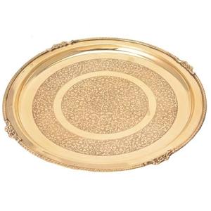 Fine dining <b>table</b> accessories style tableware Royal pattern charger plate Classic luxury <b>table</b> plate Ornamental serving plate - Product Image 5