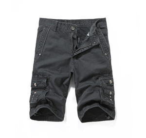 Pantalones Cortos Cargo de Alta Calidad para Hombre, Ropa Casual de Verano, Algodón Puro, Estampados, Ropa de Trabajo Informal, Pantalones Cortos Diarios para Hombre, 2026 - Product Image 6