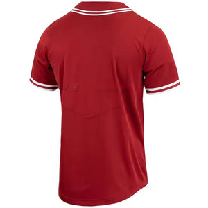 New Design High Quality Quick Dry Breathable Baseball Jersey Short Sleeve for Online Sale Wholesale Cheap Price - Product Image 2