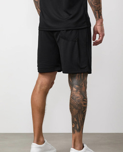 OEM Custom Men’s Black Tank Top and Shorts <b>Set</b>- 2 Piece Gym Sportswear Breathable Quick-Dry Eco-Friendly Slim Fit Workout Outfit - Product Image 5