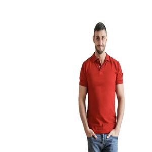 T-shirt polo pour homme Vendeurs indiens 100% coton avec polyester Diverses méthodes d'impression en stock à vendre - Product Image 1