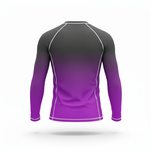 เสื้อรัดรูปแขนยาวแบบยูนิเซ็กซ์สำหรับกีฬา  รับสกรีนลายแบบซับลิเมชั่น สำหรับบราซิลเลียนยิวยิตสู  ศิลปะการต่อสู้แบบผสมผสาน  ยิวยิตสู  นักกีฬาต่อสู้  ฝึกซ้อมแบบไม่ใช้เสื้อคลุม - Product Image 2