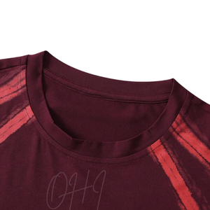 Camiseta Extra Grande Color Borgoña Personalizada Premium, Estilo Urbano Moderno y Minimalista, Suave, Transpirable, Ecológica, de Secado Rápido, Unisex - Product Image 5