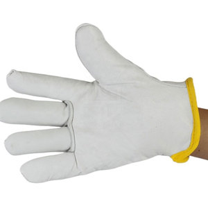 <b>Long</b> Lasting Leather Safety <b>Gloves</b> With Reinforced Stitching And Comfortable Flexible Fit Safety <b>Gloves</b> - Product Image 3