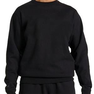 Sudadera Extra Grande Personalizada para Hombre, Cuello Redondo, Manga Larga, Estilo Vintage, 360 Gsm, Algodón, Diseño Sólido, Sudadera de Invierno - Product Image 1