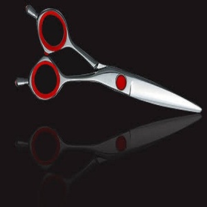 Ciseaux de coiffure professionnels en acier inoxydable japonais doré avec logo personnalisé pour salon de coiffure, vente en gros - Product Image 1